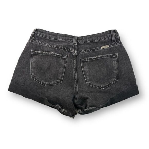 KanCan Black Distressed Shorts Size Medium - Picture 6 of 6